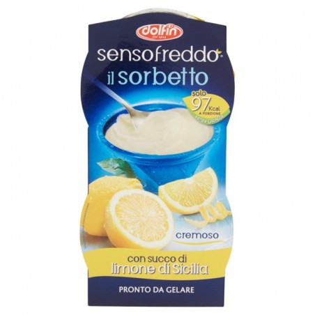 8002267006407Dolfin Sensofreddo Sorbetto Limone 2x100ml