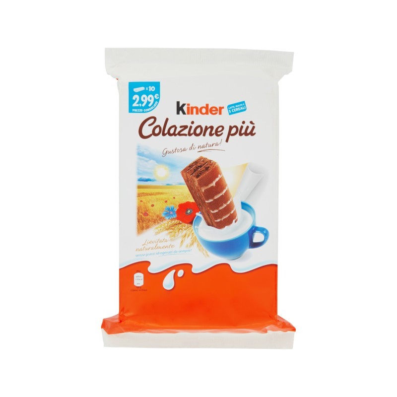 8000500283219Kinder Colazione Piu' 10x29gr