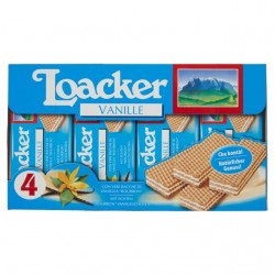 8000380152421Loacker Wafer Classic Vanille 4x45gr