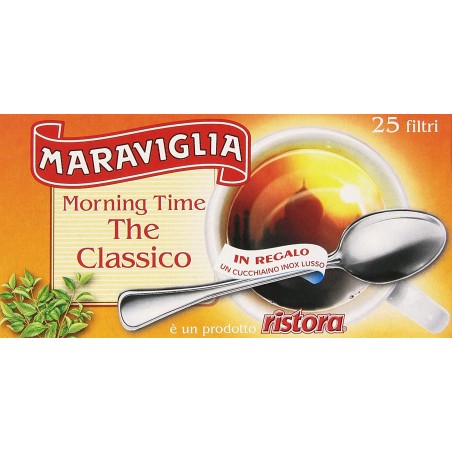 8004990114428Maraviglia Morning Time Tea Classico 25 Filtri