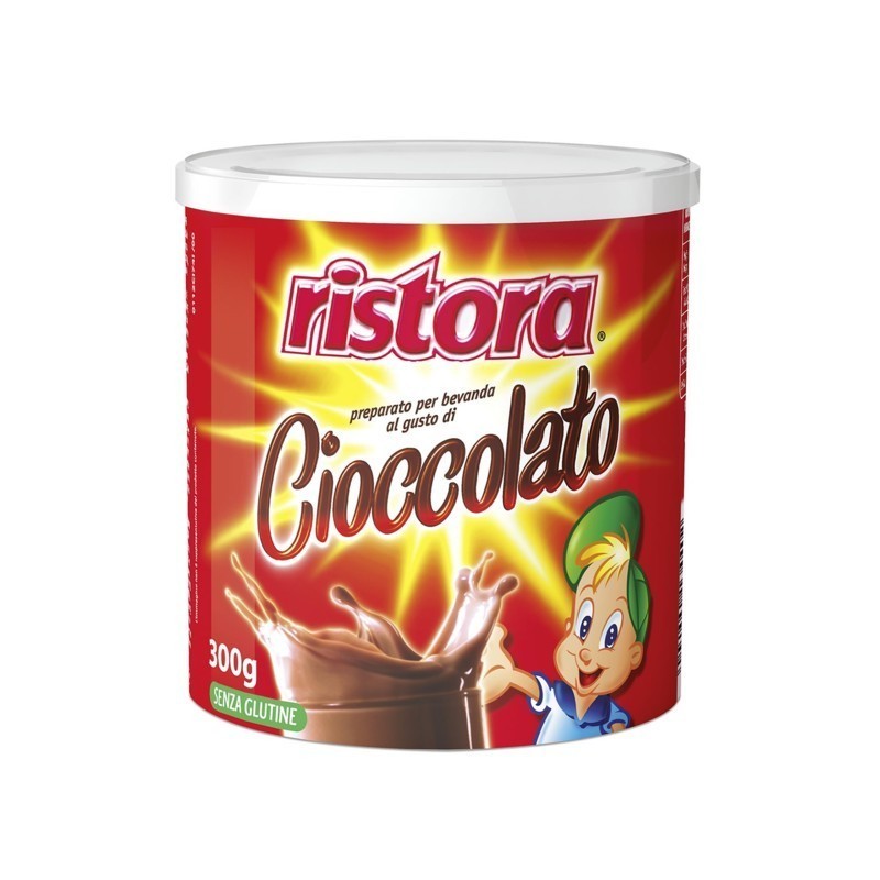 8004990134402Ristora Cioccolato Polvere Lattina 300gr