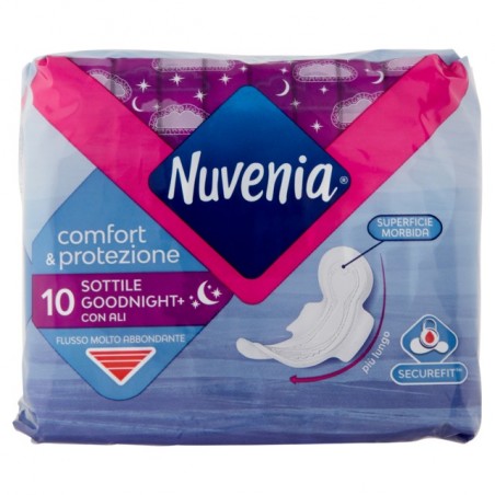 7322541246093Nuvenia Sottile Good Night Con Ali New 10pz