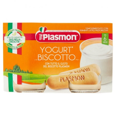 8001040097809Plasmon Omogeneiz Yogurt E Biscotto New 2x120gr