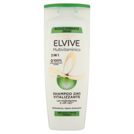 3600523944637Elvive Shampoo 2in1 Multivitaminico 285ml