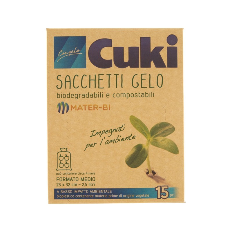 8003980030816Cuki Bio Sacchetti Medi 15pz