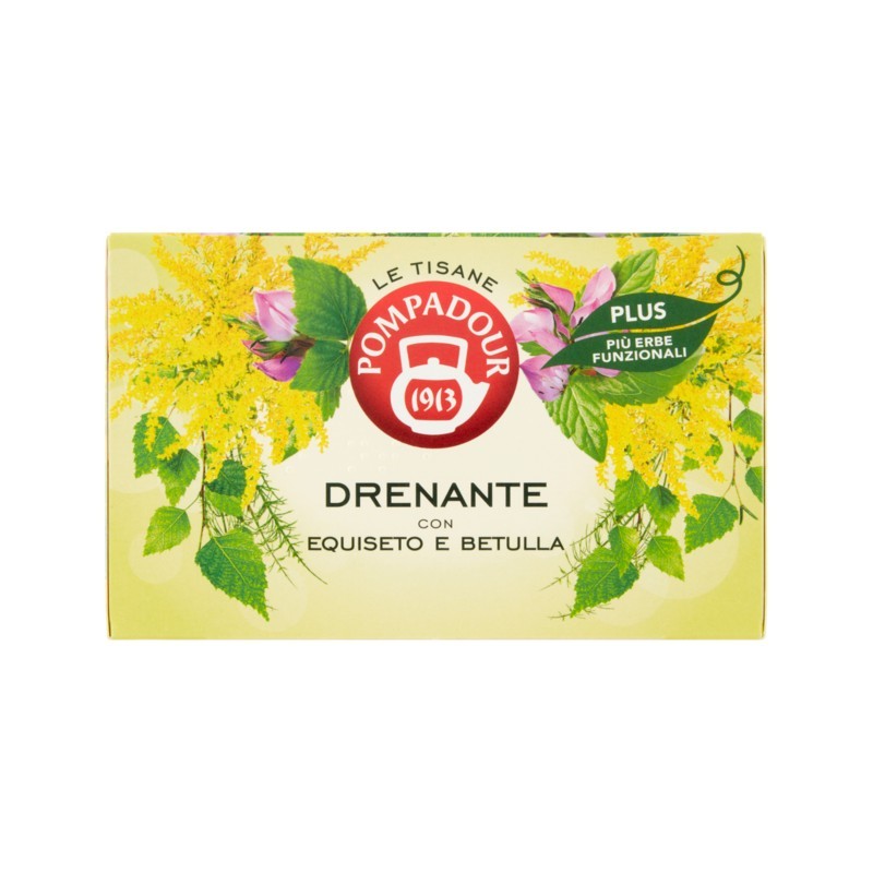 8002355645716Pompadour Tisana Drenante 18 Filtri 40gr