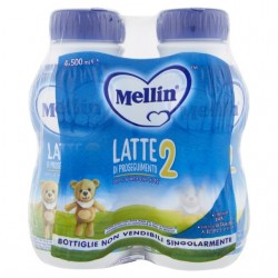 3041091492807Mellin 2 Latte Liquido New 4x500ml