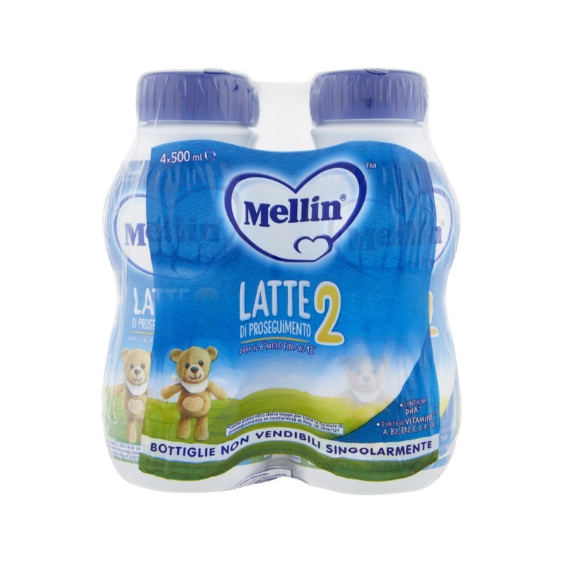 3041091492807Mellin 2 Latte Liquido New 4x500ml 3041091492807Mellin 2 Latte Liquido New 4x500ml