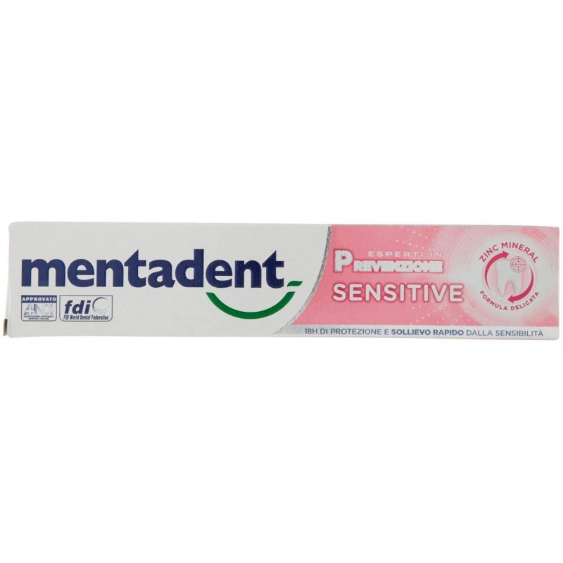 8717163747810Mentadent Dentifricio Sensitive New 75ml