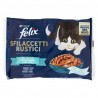 7613037379396Felix Sfilaccetti Rustici Tonno/Salmone 4x80gr