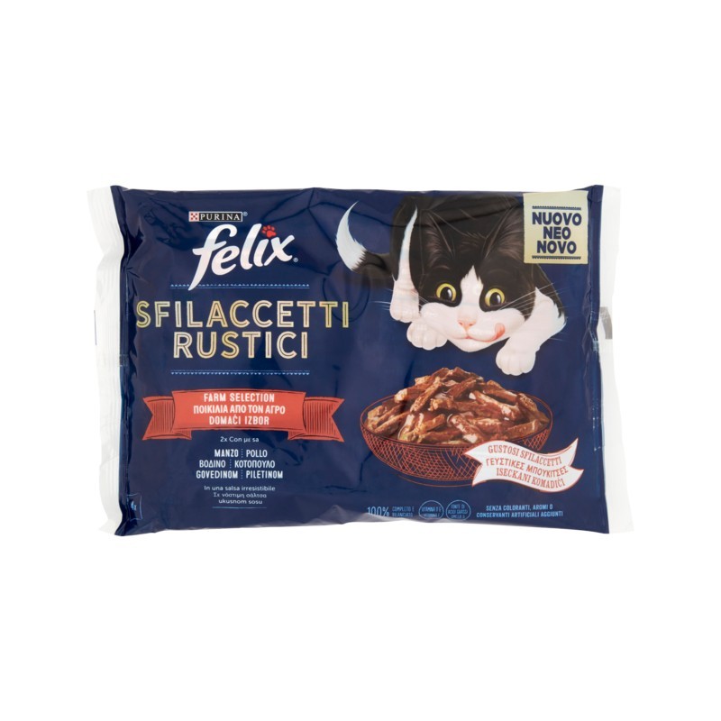 7613037379471Felix Sfilaccetti Rustici Manzo/Pollo 4x80gr