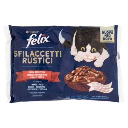 7613037379471Felix Sfilaccetti Rustici Manzo/Pollo 4x80gr