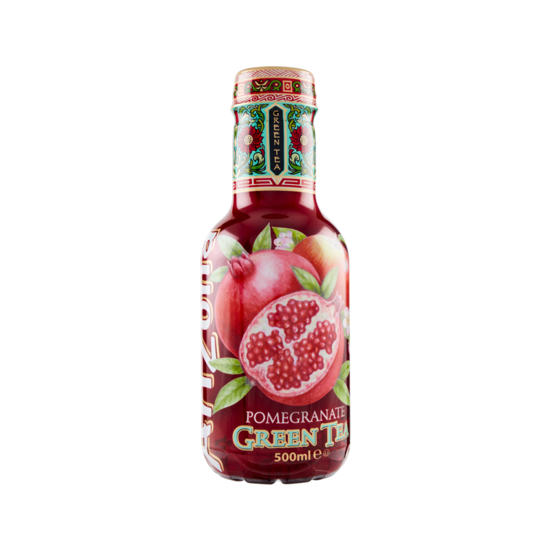 0613008730758Arizona Green Tea Melograno 500ml