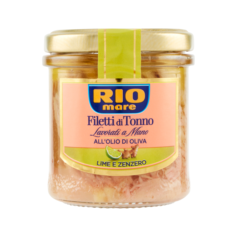 8004030656079Rio Mare Filetti Tonno Limone E Zenzero 130gr
