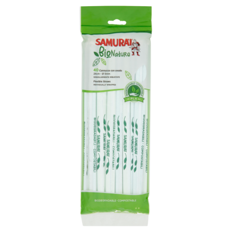8003350549825Samurai Cannucce Bio ImbustÃ¹ate 40pz