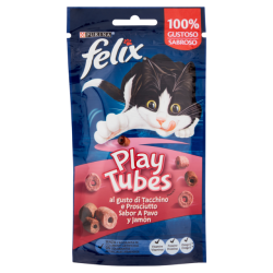 7613036707305Felix Play Tubes Tacchino E Prosciutto 50gr