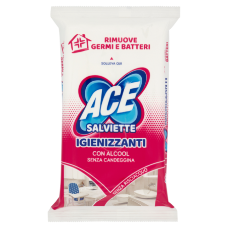 8001480600652Ace Salviettine Igienizzanti Con Alcool 40pz