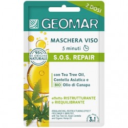 8003510033560Geomar Maschera Viso S.O.S. Repair 2x7,5ml