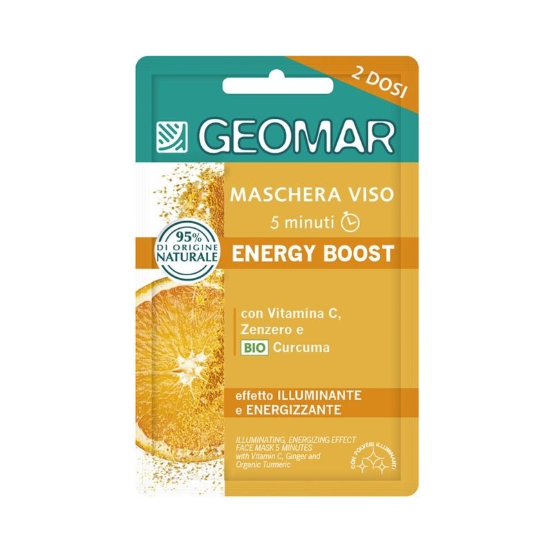8003510033577Geomar Maschera Viso Energy Boost 2x7,5ml