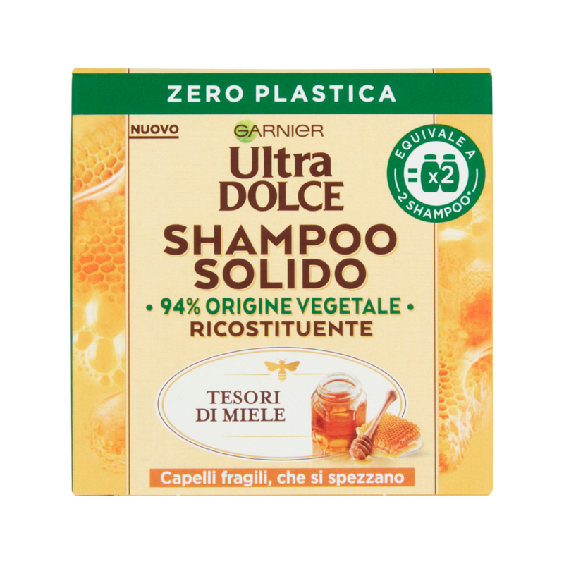3600542372510Ultra Dolce Shampoo Solido Tesori Di Miele 60gr