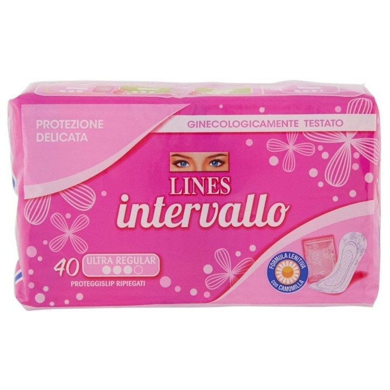 8001480080676Lines Intervallo Proteggi-Slip Ripiegato New 40pz