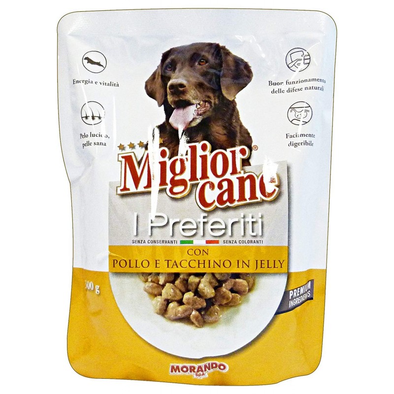 8007520023702Miglior Cane Preferiti Bocconi Pollo E Tacchino 300gr