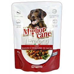 8007520023603Miglior Cane Preferiti Bocconi Manzo E Verdure 300gr