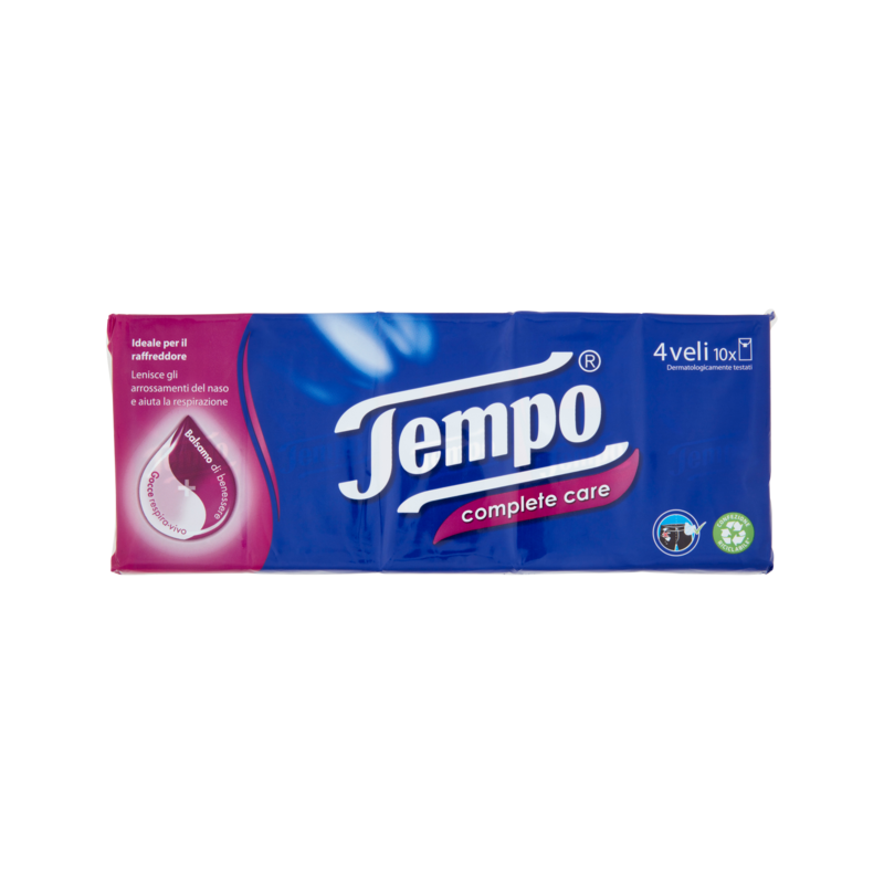 7322541274843Tempo Fazzoletti Complete Care New 10pz