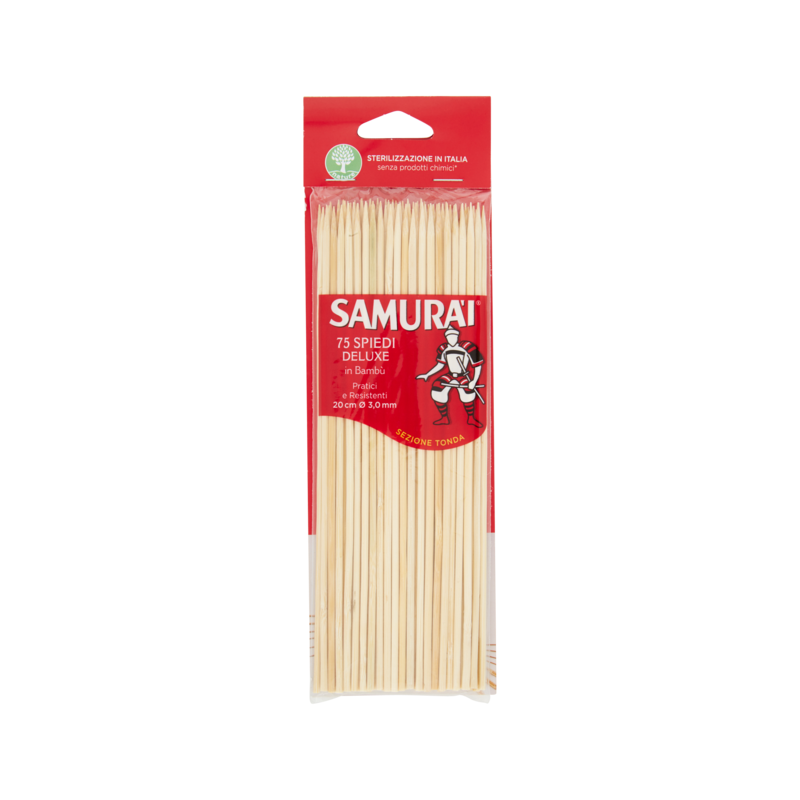 8003350546961Samurai Spiedo Deluxe 20cm 75pz