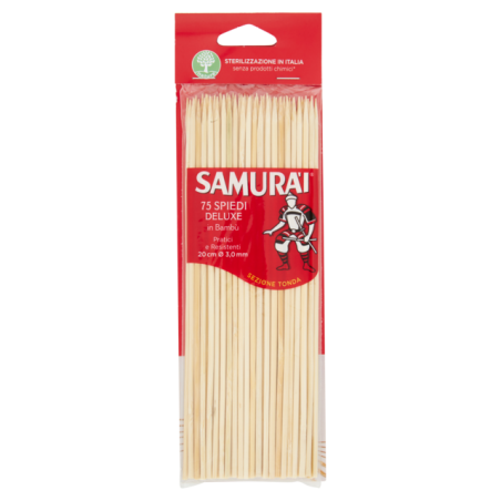 8003350546961Samurai Spiedo Deluxe 20cm 75pz