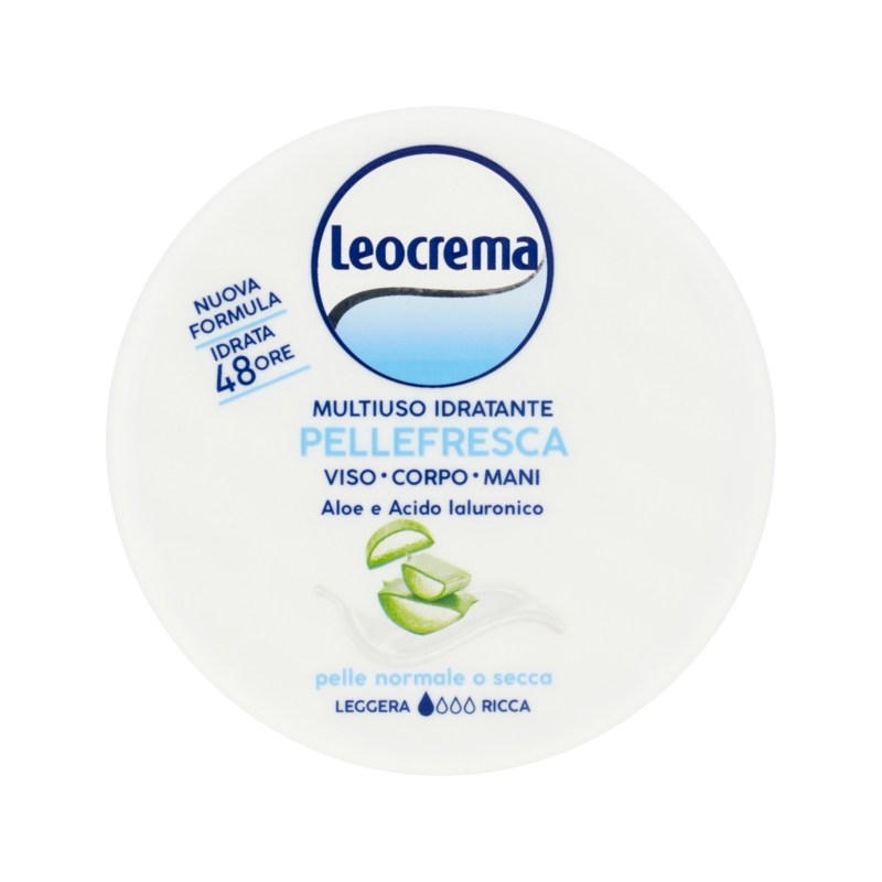 8008970010977Leocrema Pellefresca Crema Idratante Multiuso Vaso 150ml