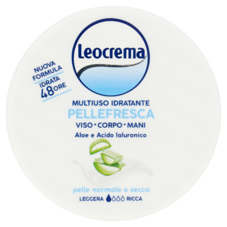 8008970010977Leocrema Pellefresca Crema Idratante Multiuso Vaso 150ml