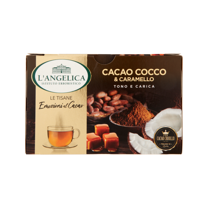 8017331074749L'angelica Tisana Cacao, Cocco E Caramello 15 Filtri