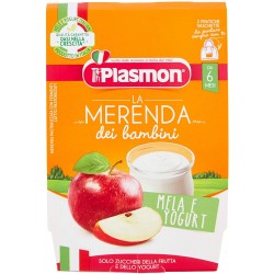 8001040199039Plasmon Merenda Mela/Yogurt New 2x120gr