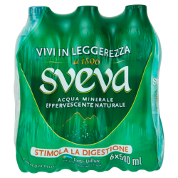 8008417601201Sveva Acqua Frizzante 6x500ml