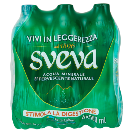 8008417601201Sveva Acqua Frizzante 6x500ml