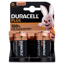 5000394141988Duracell Plus 100% D Torcia New 2pz