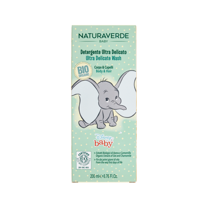 8029241108117Naturaverde Bio Detergente Ultra Delicato Corpo E Capelli 200ml