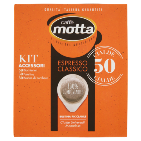 8029997500050Caffe' Motta Cialde Espresso Kit 50pz
