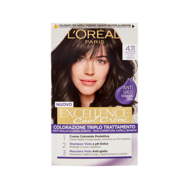 3600523941568L'oreal Excellence Cool Castano Freddo 4.11 1pz