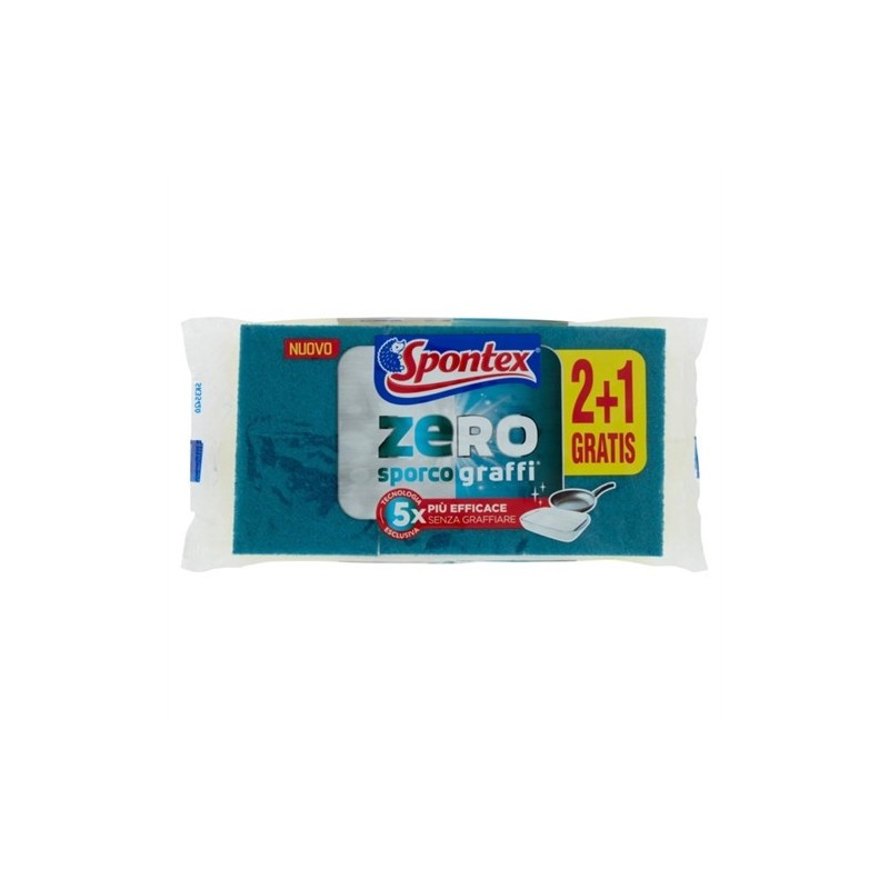 3384120288102Spontex Zero Sporco E Graffi 2+1pz