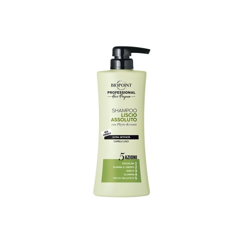 8052862410765Biopoint Shampoo Liscio Assoluto New 400ml