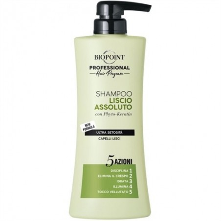 8052862410765Biopoint Shampoo Liscio Assoluto New 400ml