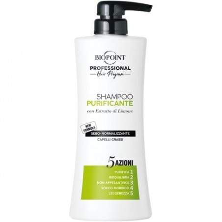 8052862410789Biopoint Shampoo Purificante New 400ml