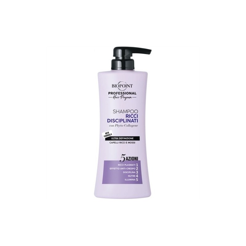 8052862410741Biopoint Shampoo Ricci Disciplinati New 400ml