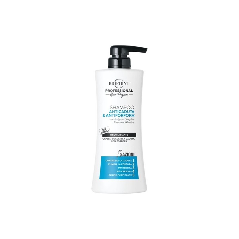 8052862410796Biopoint Shampoo Anticaduta E Antiforfora New 400ml