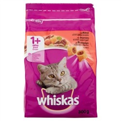 5998749139288Whiskas 1+ Cat Crocchette Manzo 300gr