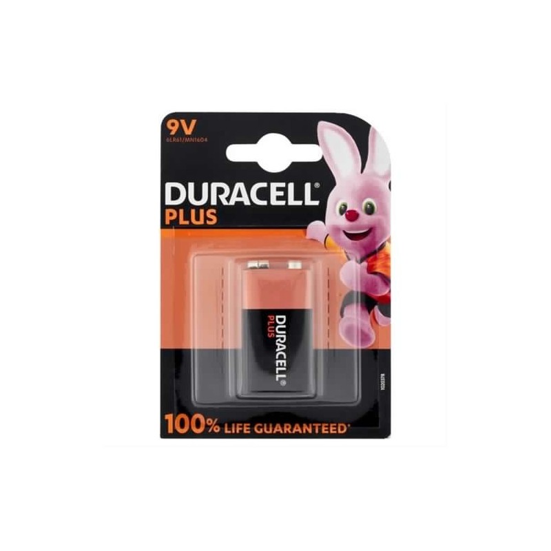 5000394142190Duracell Plus 100% 9v New 1pz 5000394142190Duracell Plus 100% 9v New 1pz