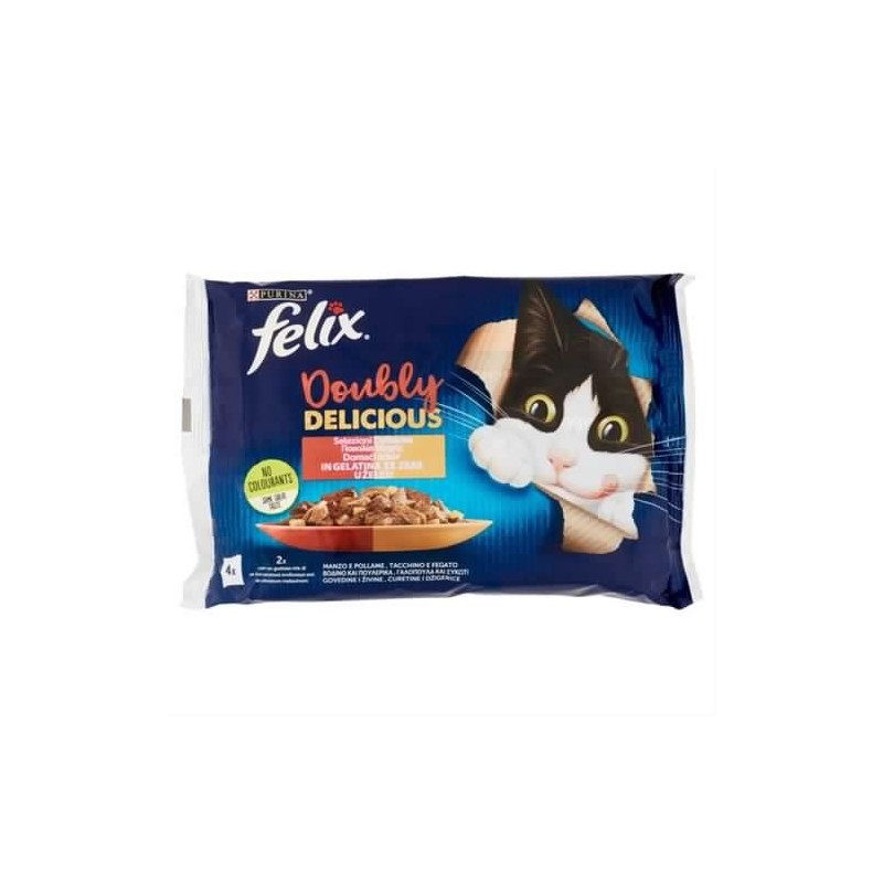 7613287487612Felix Doubly Delicious Selezioni Deliziose 4x85gr