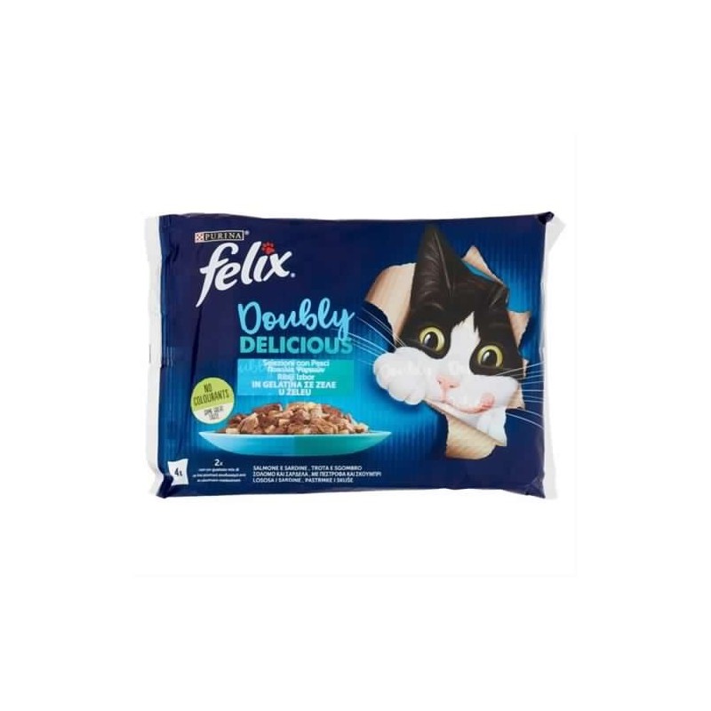 7613287487391Felix Doubly Delicious Selezioni Con Pesci 4x85g